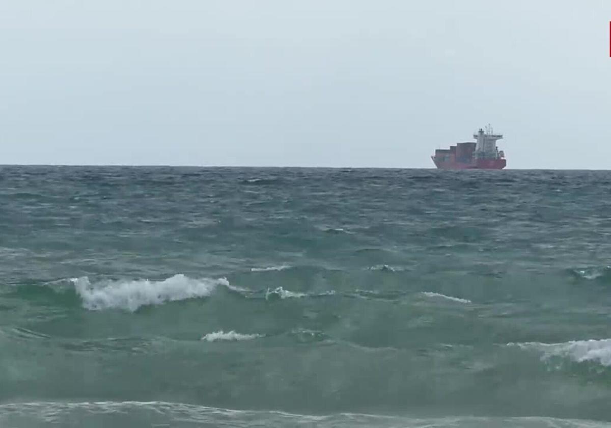 La playa de El Saler, un día después del vertido de fuel 