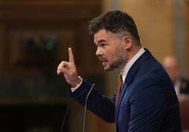 Rufián, el el Congreso.