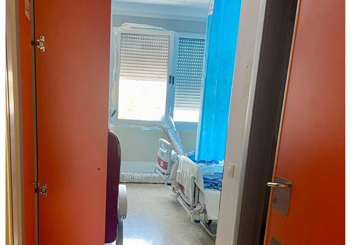 Habitaciones a más de 30 grados en el hospital Arnau en Valencia 