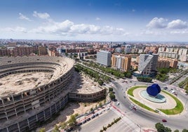 Estado actual del nuevo Mestalla.