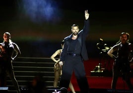 Un momento del concierto de Ricky Martin en La Marina.