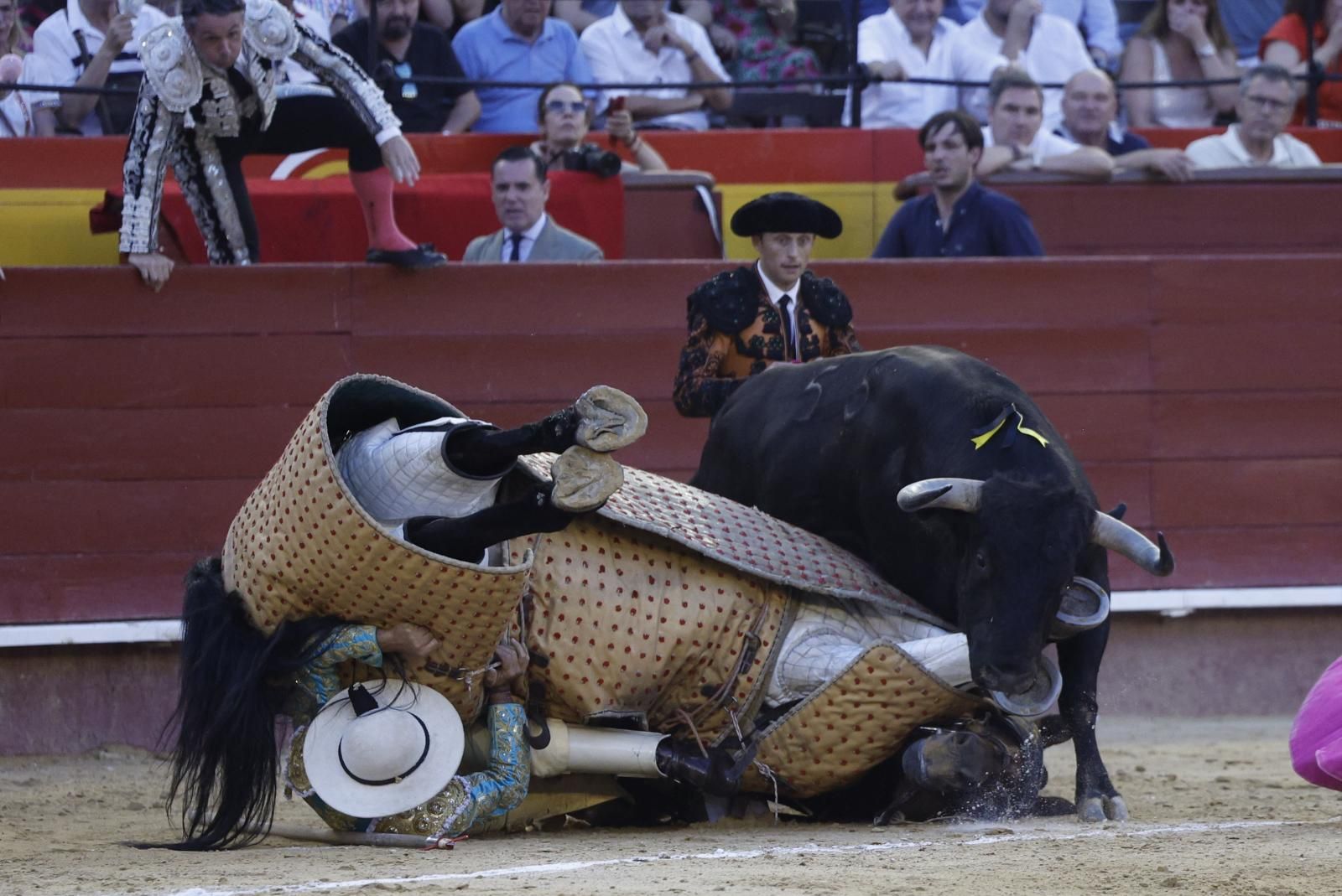 Así fue el derrumbe del sexto toro en Valencia