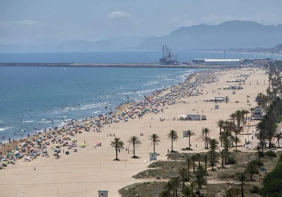 Así están hoy las playas de Gandia, Oliva y Sagunto: tiempo y bandera 