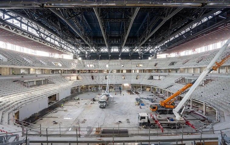 Interior del Roig Arena.