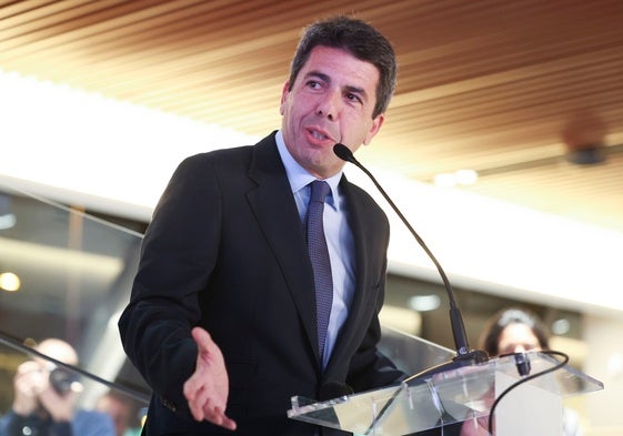 El president Carlos Mazón.