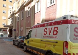 Una ambulancia SVB en la Comunitat.