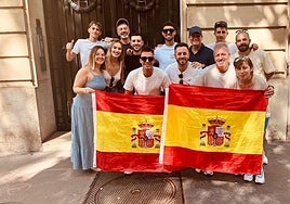 La familia y amigos de Roberto Sánchez Mantecón.