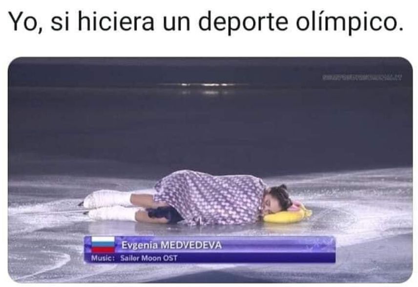 Yo, en los próximos Juegos Olímpicos de invierno