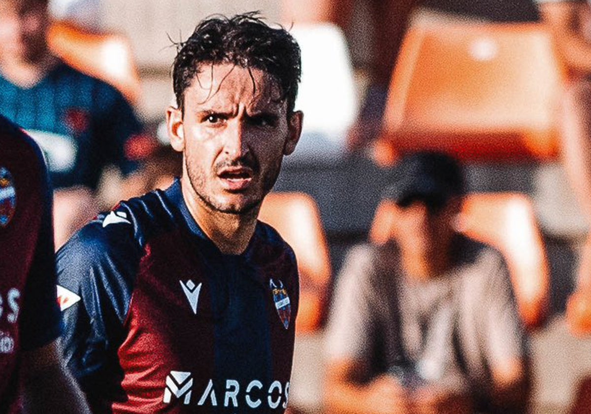 Unai Elgezabal, durante el amistoso ante el Valencia.