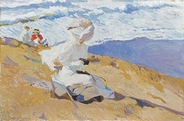 Obra de Sorolla que sirve para ilustrar el cartel de la exposiciíon 'Sorolla, cien años de modernidad'.