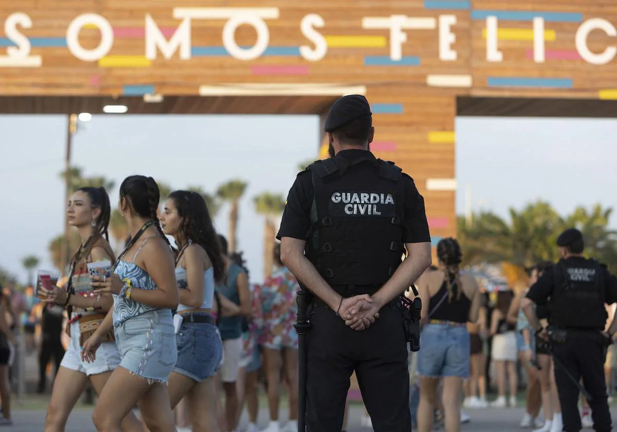 El Arenal Sound 2024 contará con 272 agentes de la Guardia Civil para velar por la seguridad en Burriana 