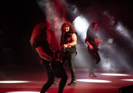 Concierto 'sinfónico' del grupo de heavy metal 'WarCry' en el Niemeyer, en 2018.