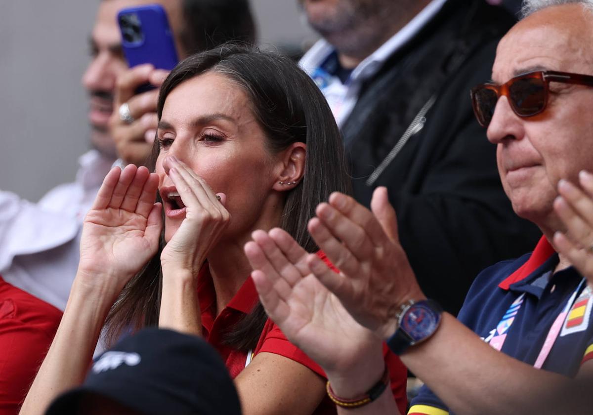 Letizia, la mayor fan de Carlos Alcaraz en París