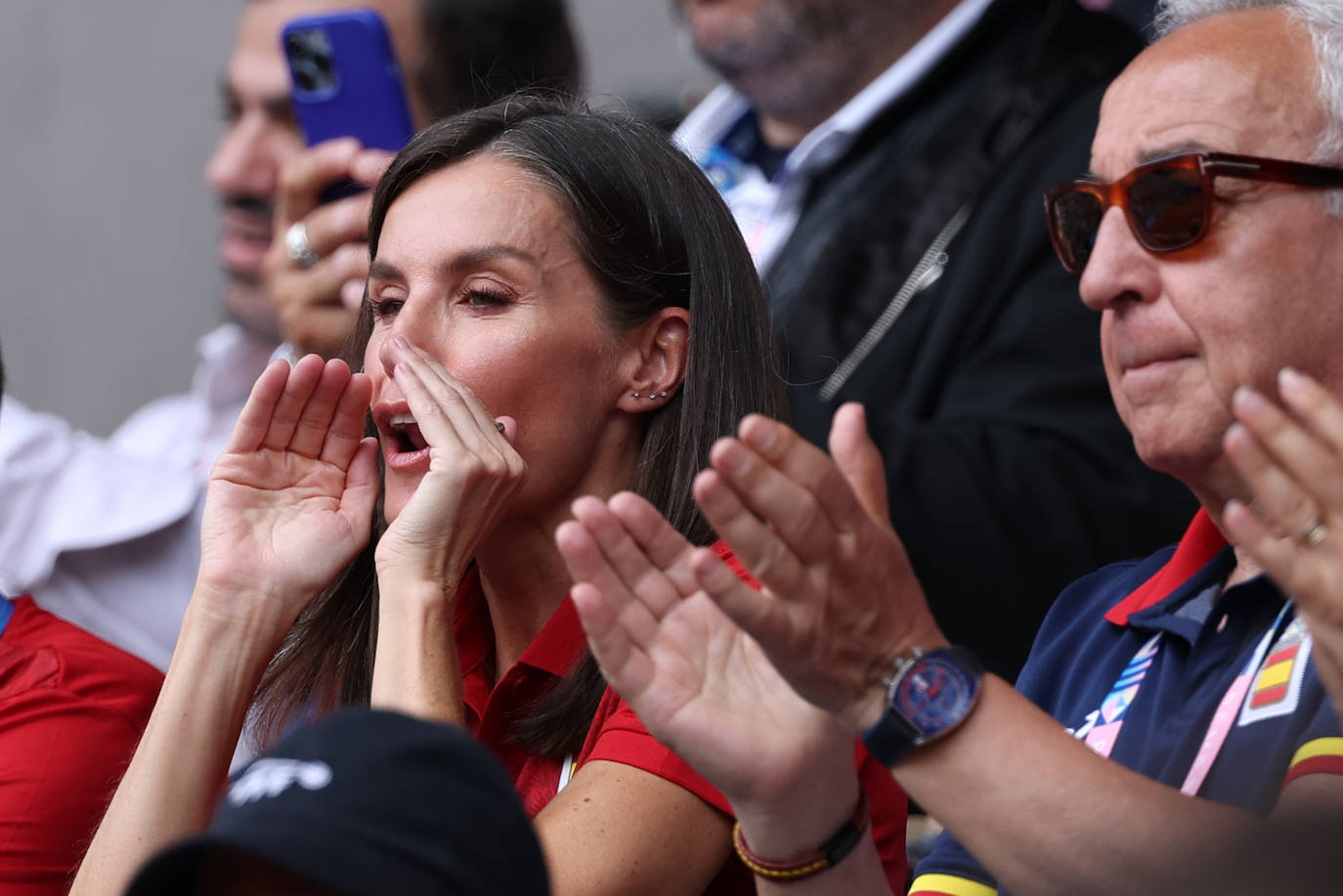 Letizia, la mayor fan de Carlos Alcaraz en París