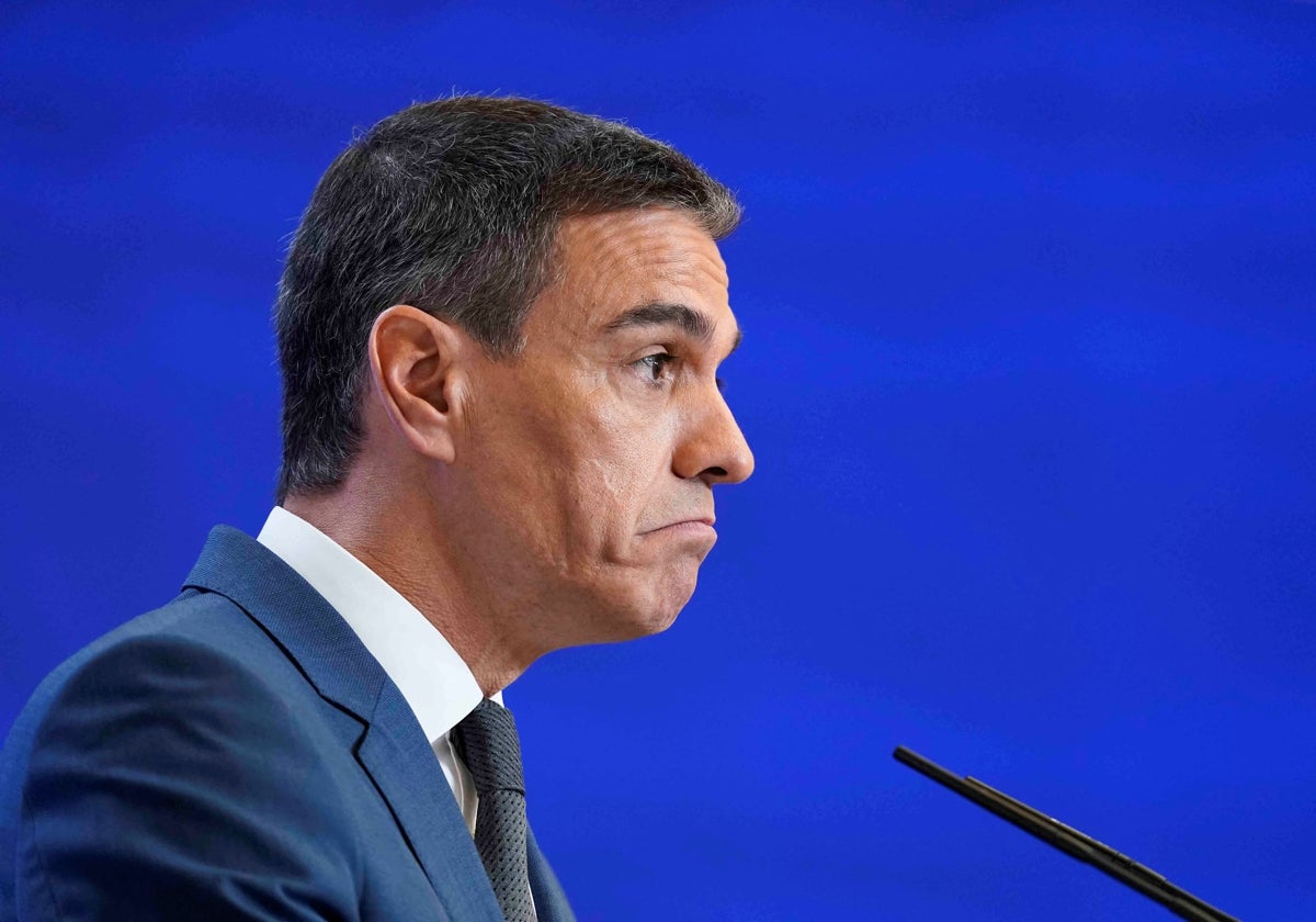 El presidente del Gobierno, Pedro Sánchez.