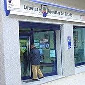 Una administración de Loterías y Apuestas del Estado en una imagen de archivo.