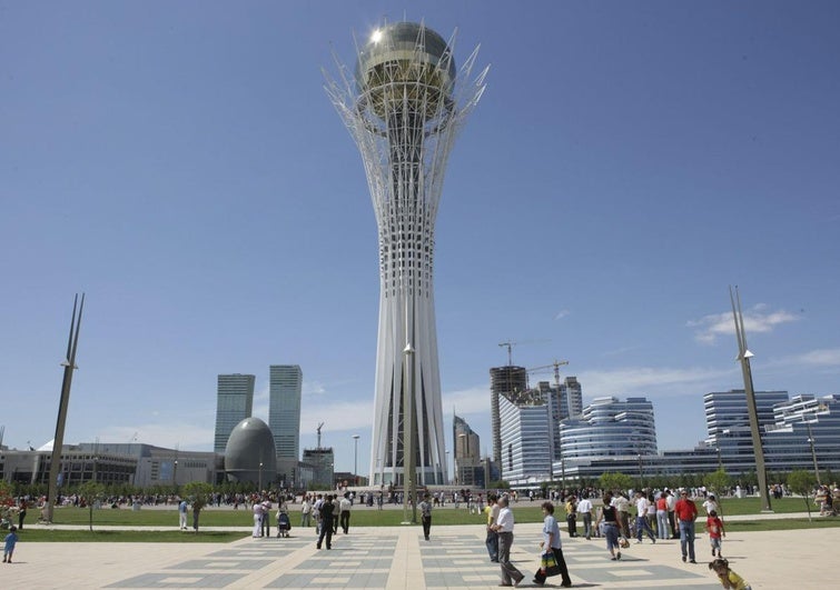 Astana, capital de Kazajistán.