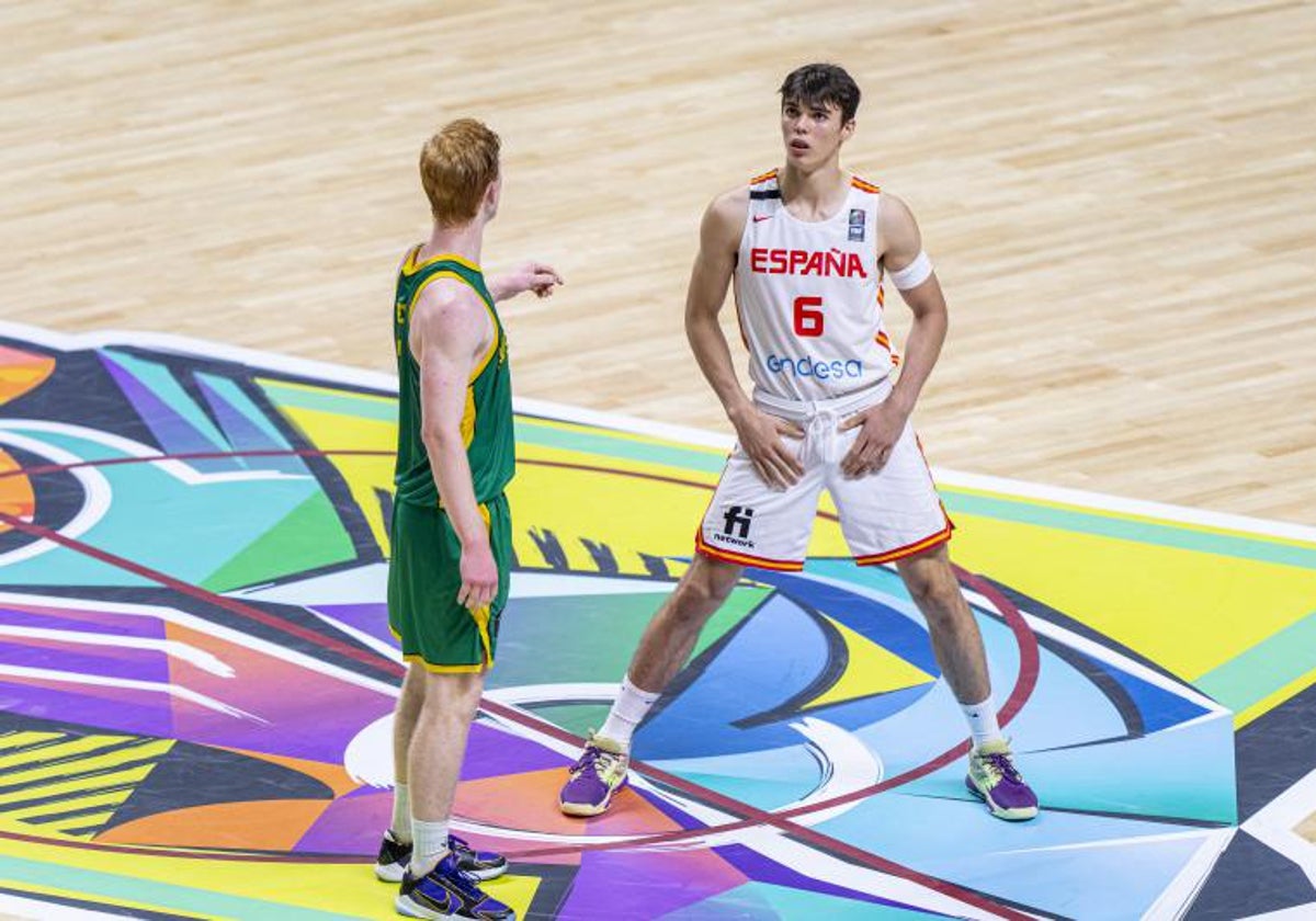 Lucas Marí, en un partido con la selección en el Mundial U-17.