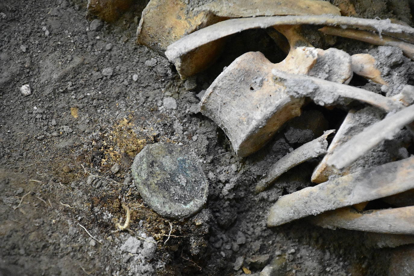 Descubren en Pompeya el esqueleto de dos víctimas de la erupción del Vesubio