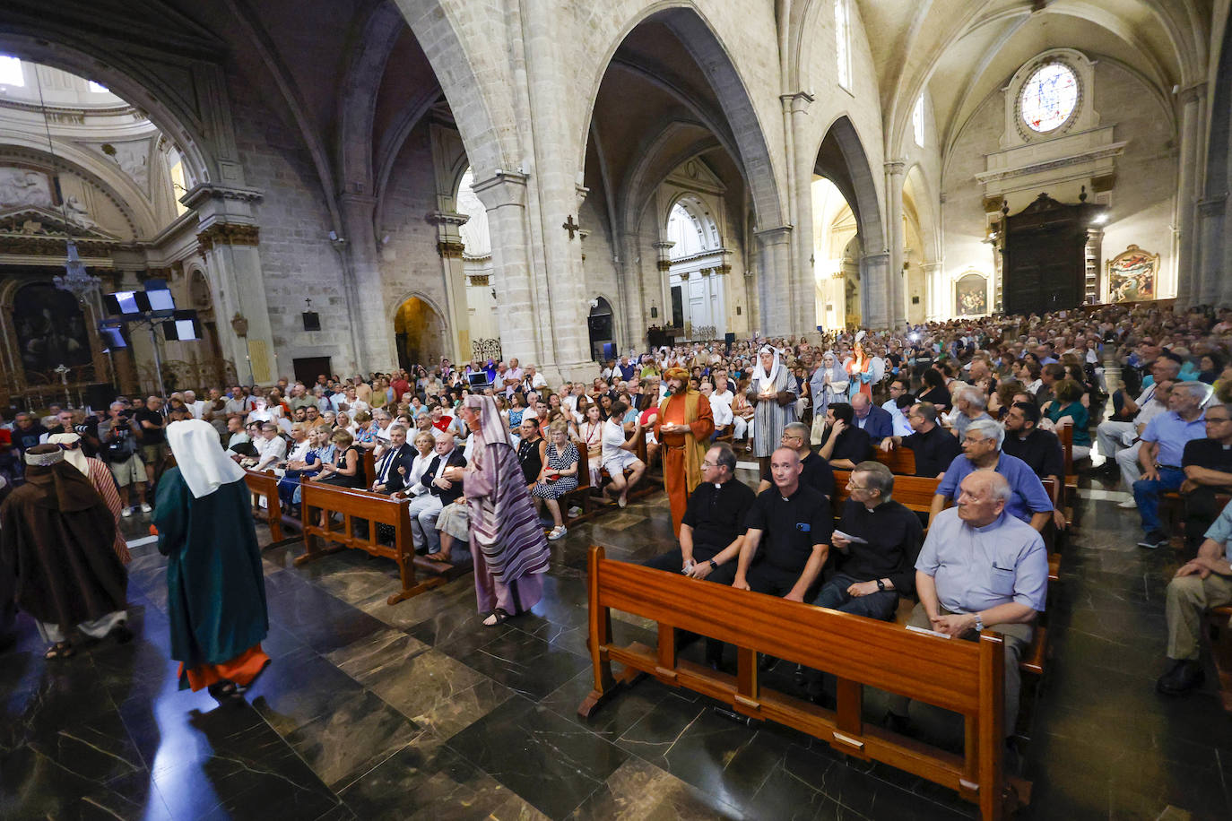 La Catredral de Valencia acoge la representación del auto sacramental &#039;El Misterio de la Asunción de la Virgen&#039;