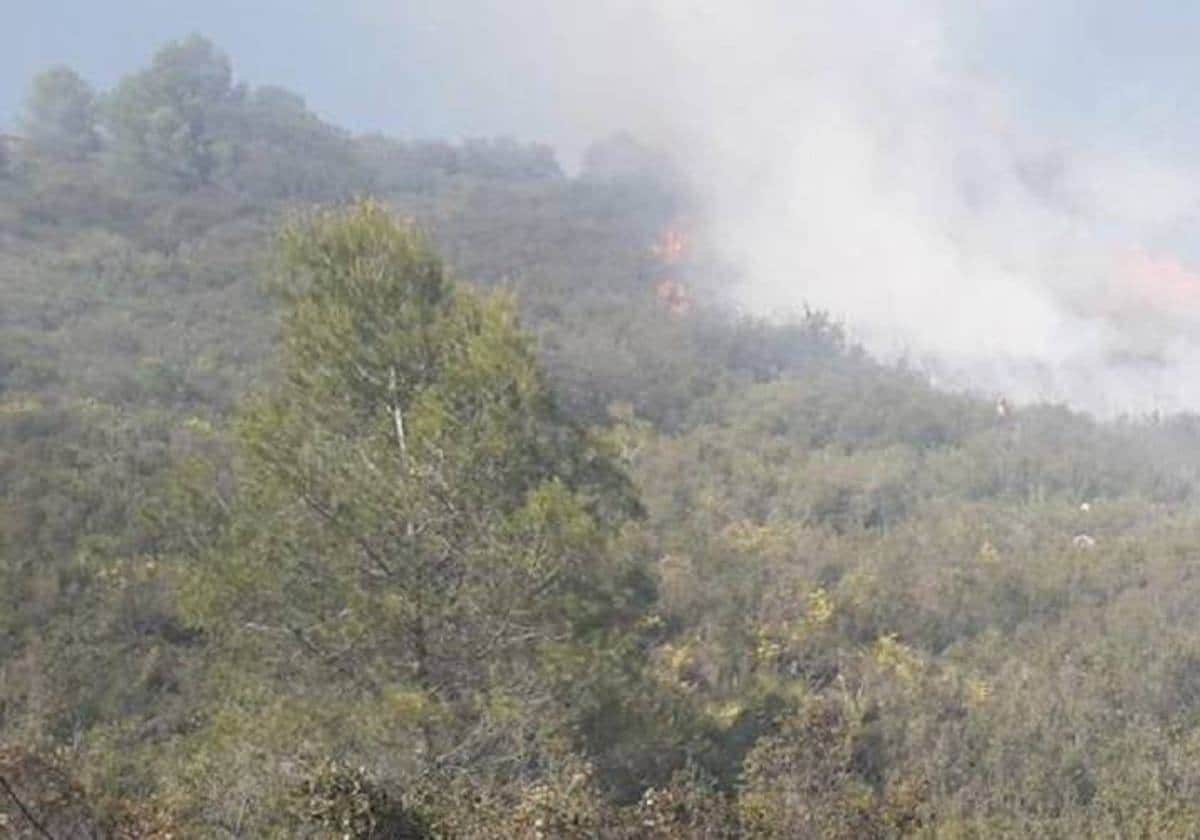 La DANA deja más de 40 litros en Dénia y dos incendios forestales en la Marina Alta 