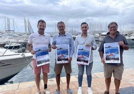 Los participantes en la presentación celebrada en el Club Náutico de Jávea.