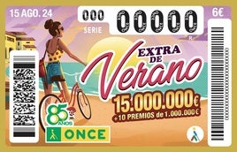 Cupón del Extra del Verano de la ONCE.