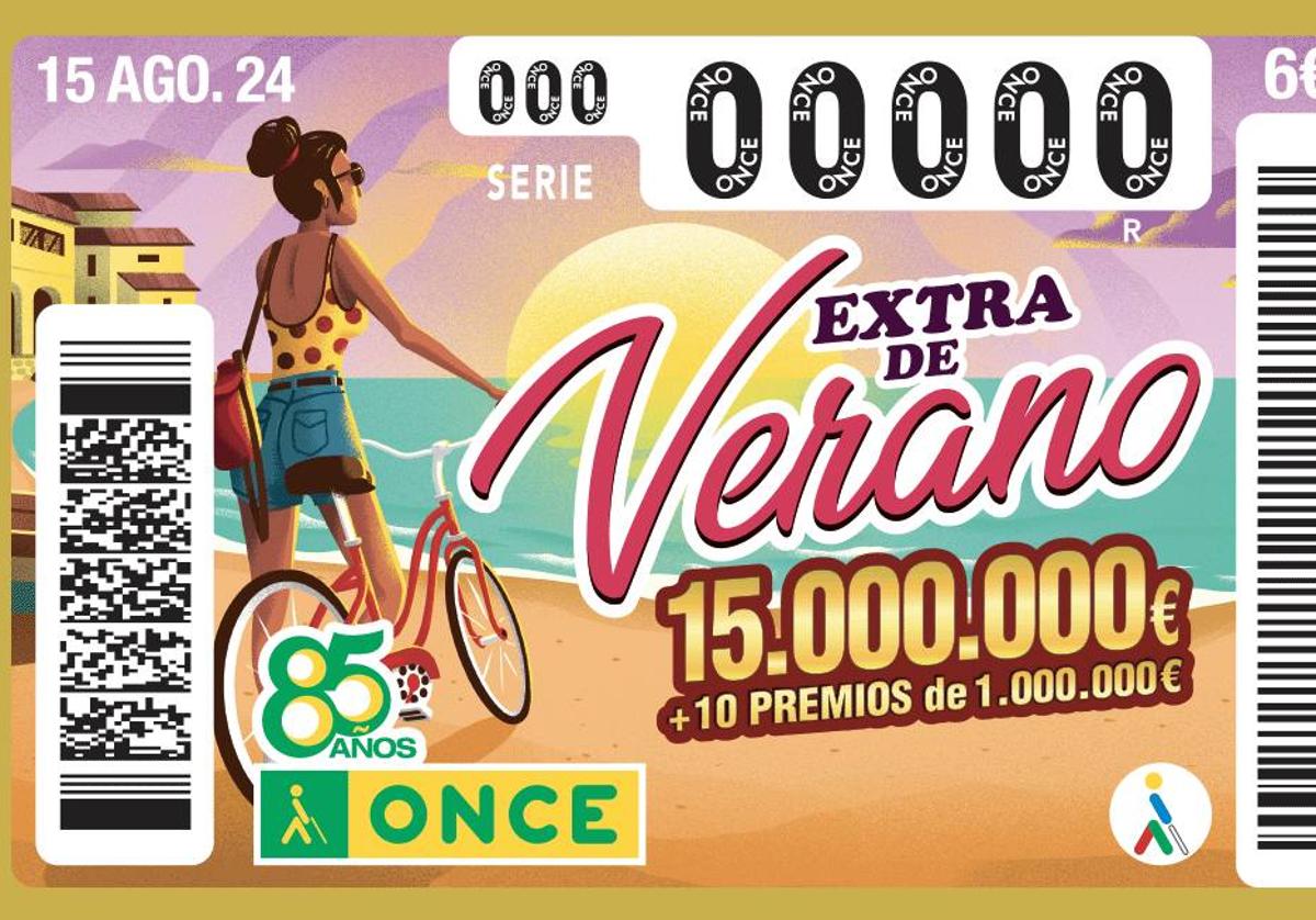 Cupón del Extra del Verano de la ONCE.