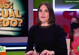 Boticaria García durante una de sus colaboraciones en el programa 'Zapeando'.