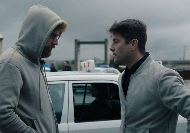 Juanlu González y Luis Fernández, dos de los actores protagonistas de 'Cicatriz'.