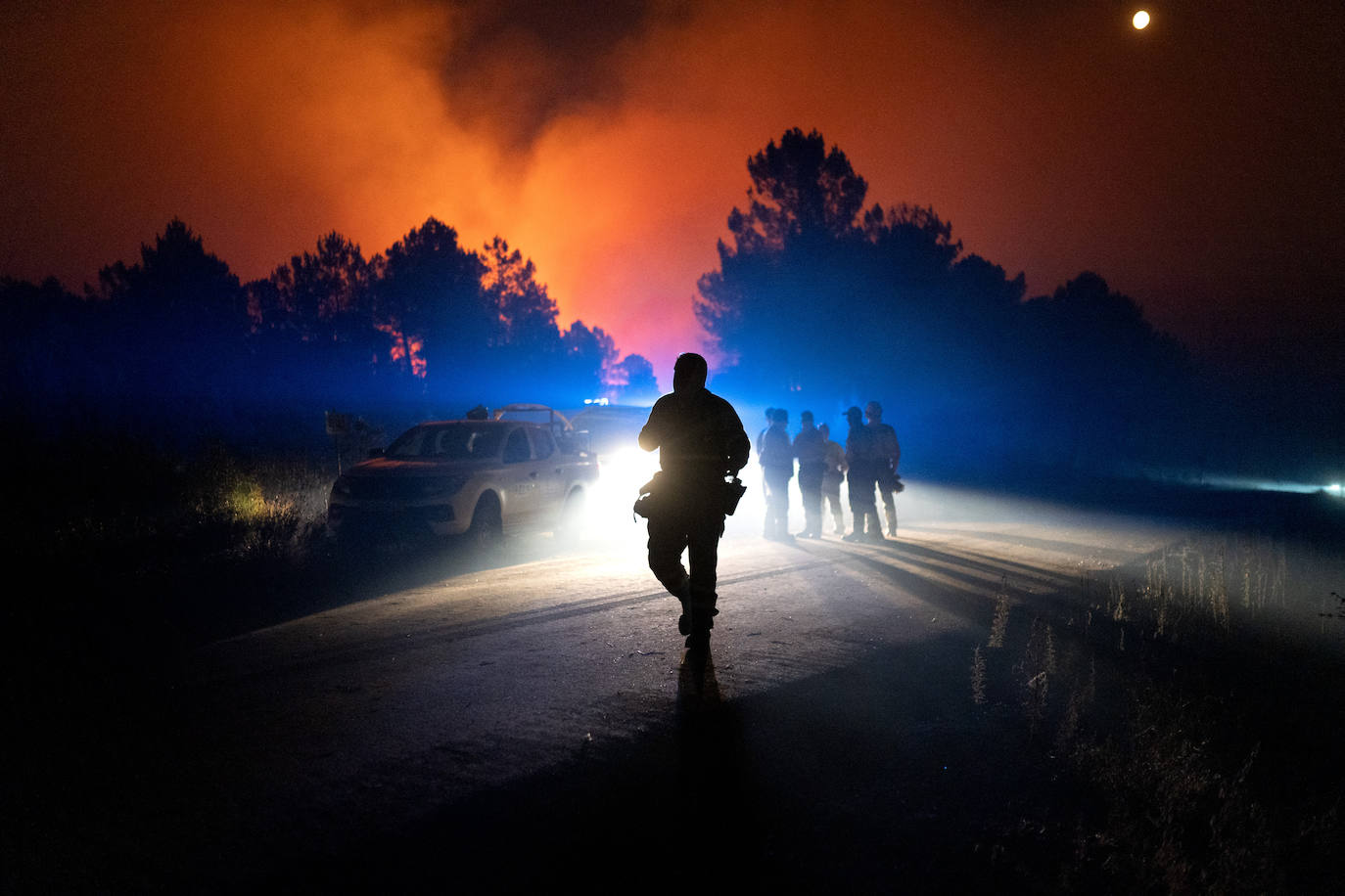 Fotos del incendio forestal de Trabazos, en Zamora