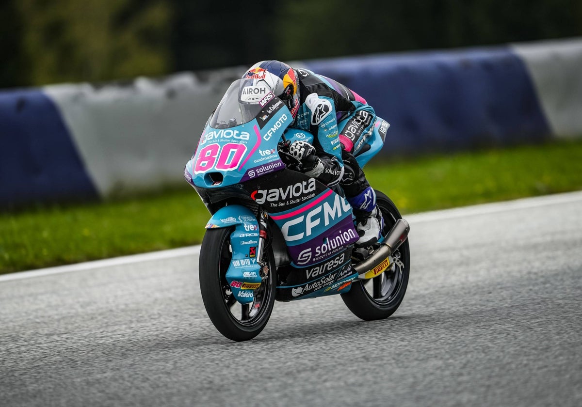 David Alonso en el Red Bull Ring durante el GP de Austria.