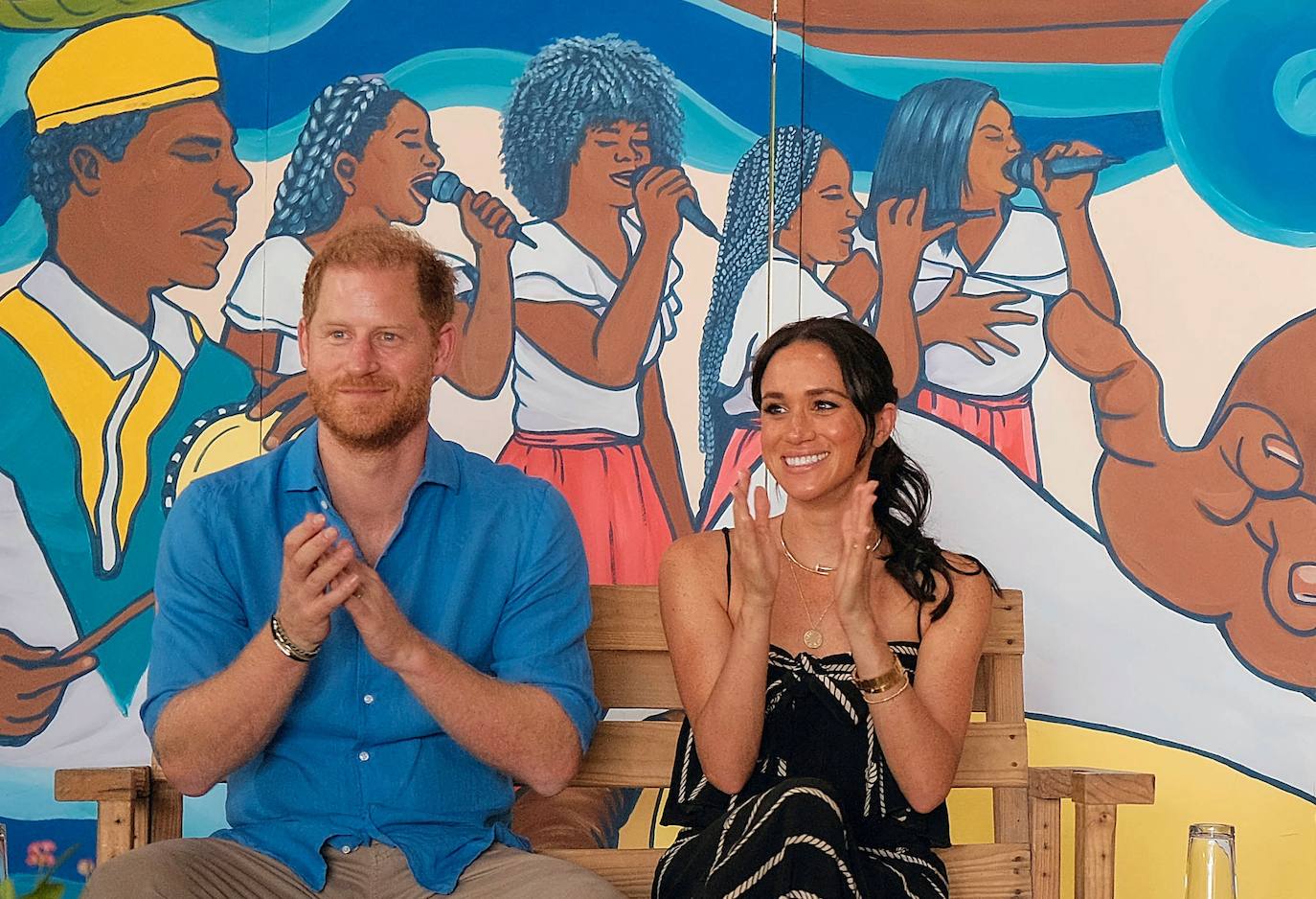 El viaje de Meghan Markle y el príncipe Harry a Colombia: hablando español y bailando salsa