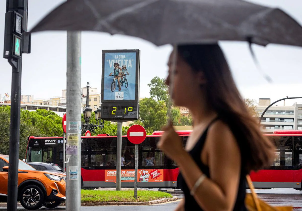 Aemet activa un doble aviso amarillo ante el regreso de las lluvias a la Comunitat Valenciana 