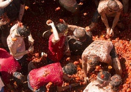 La tomatina de Buñol