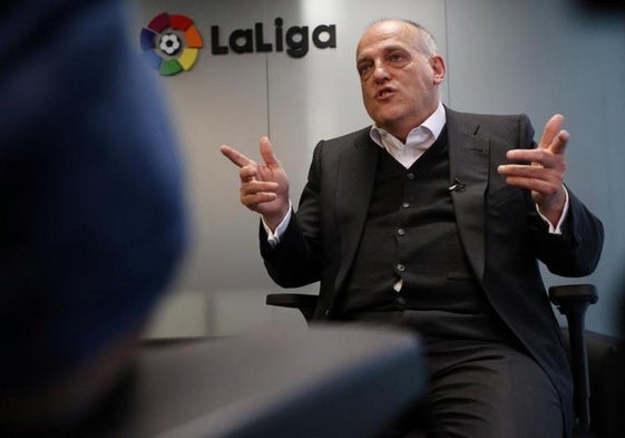 Javier Tebas, presidente de LaLiga.