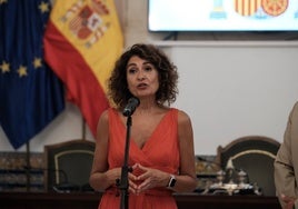 La ministra de Hacienda, María Jesús Montero.