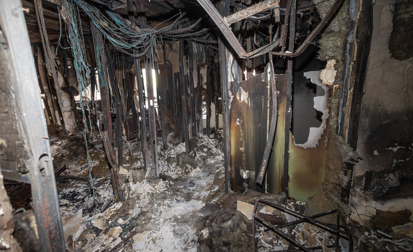 Fotos: así quedaron por dentro el edificio y los pisos del incendio de Campanar