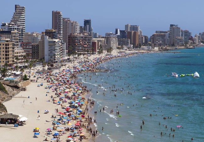 La playa Arenal-Bol de Calp.