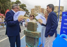 Mazón, junto al alcalde de Benidorm, una responsable de RTVE y la actual consellera de Turismo.