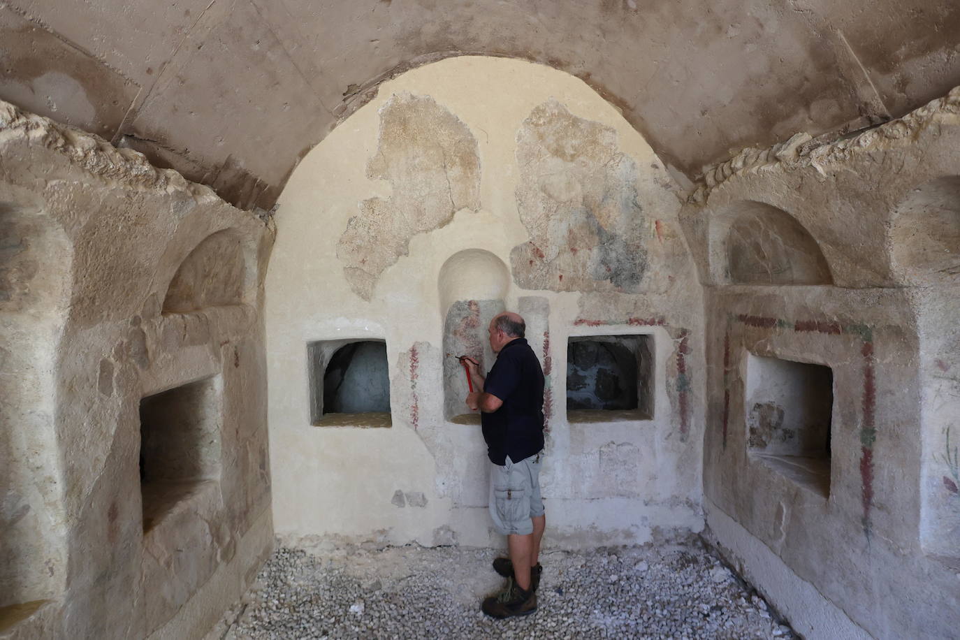 Descubren antiguas tumbas abovedadas de la era romana en Israel