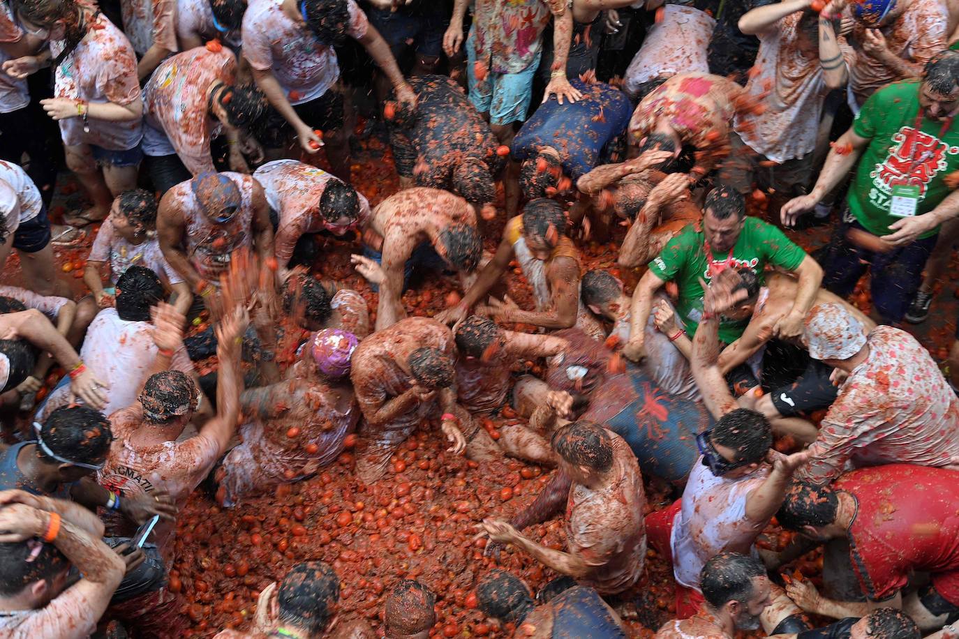 Las mejores imágenes de la Tomatina de Buñol 2024