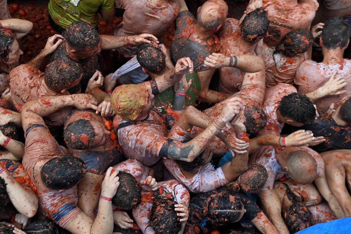 Las mejores imágenes de la Tomatina de Buñol 2024