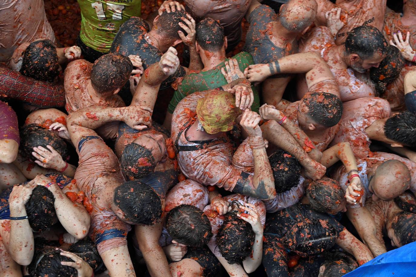 Las mejores imágenes de la Tomatina de Buñol 2024