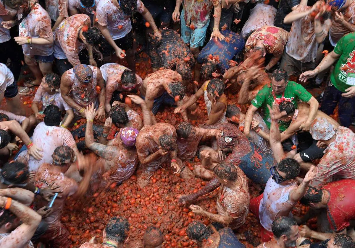 VÍDEO | Así se ha vivido la Tomatina de 2024 en Buñol 