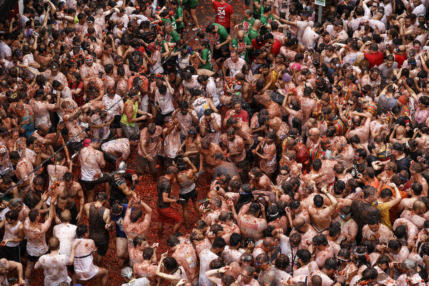 Las mejores imágenes de la Tomatina de Buñol 2024