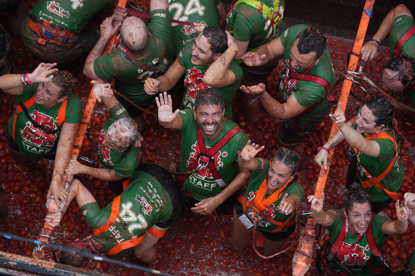 Las mejores imágenes de la Tomatina de Buñol 2024