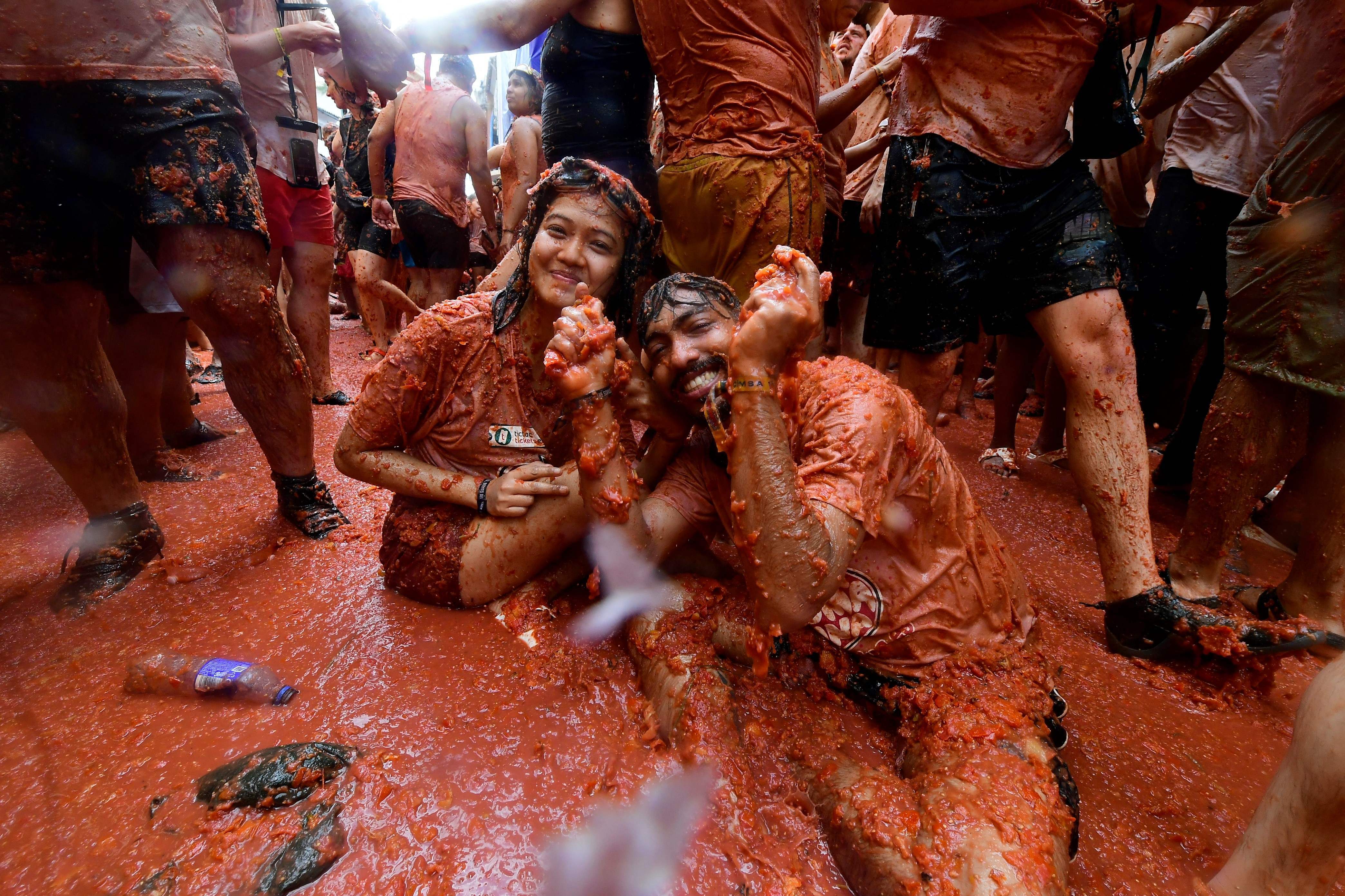 Las mejores imágenes de la Tomatina de Buñol 2024