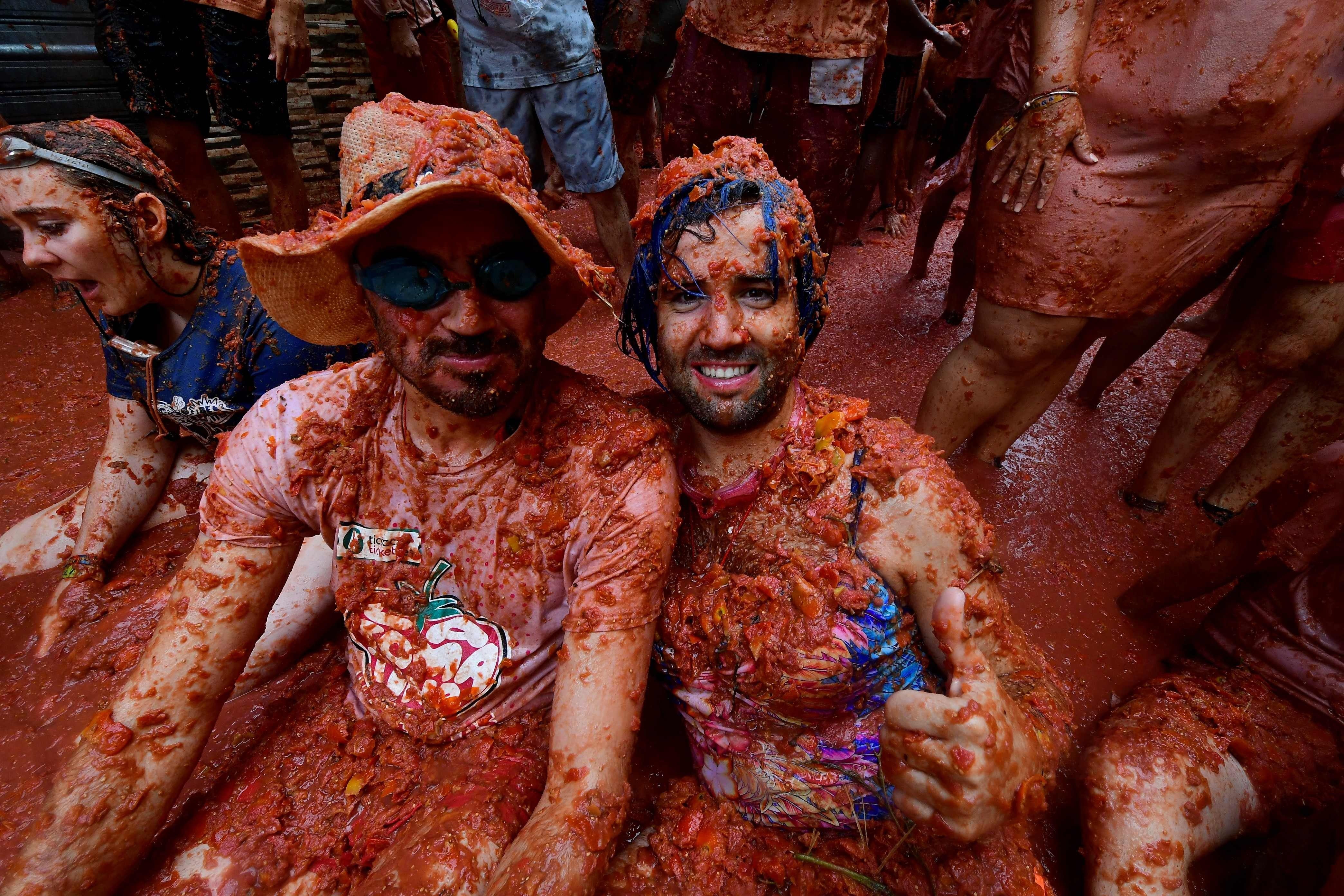 Las mejores imágenes de la Tomatina de Buñol 2024