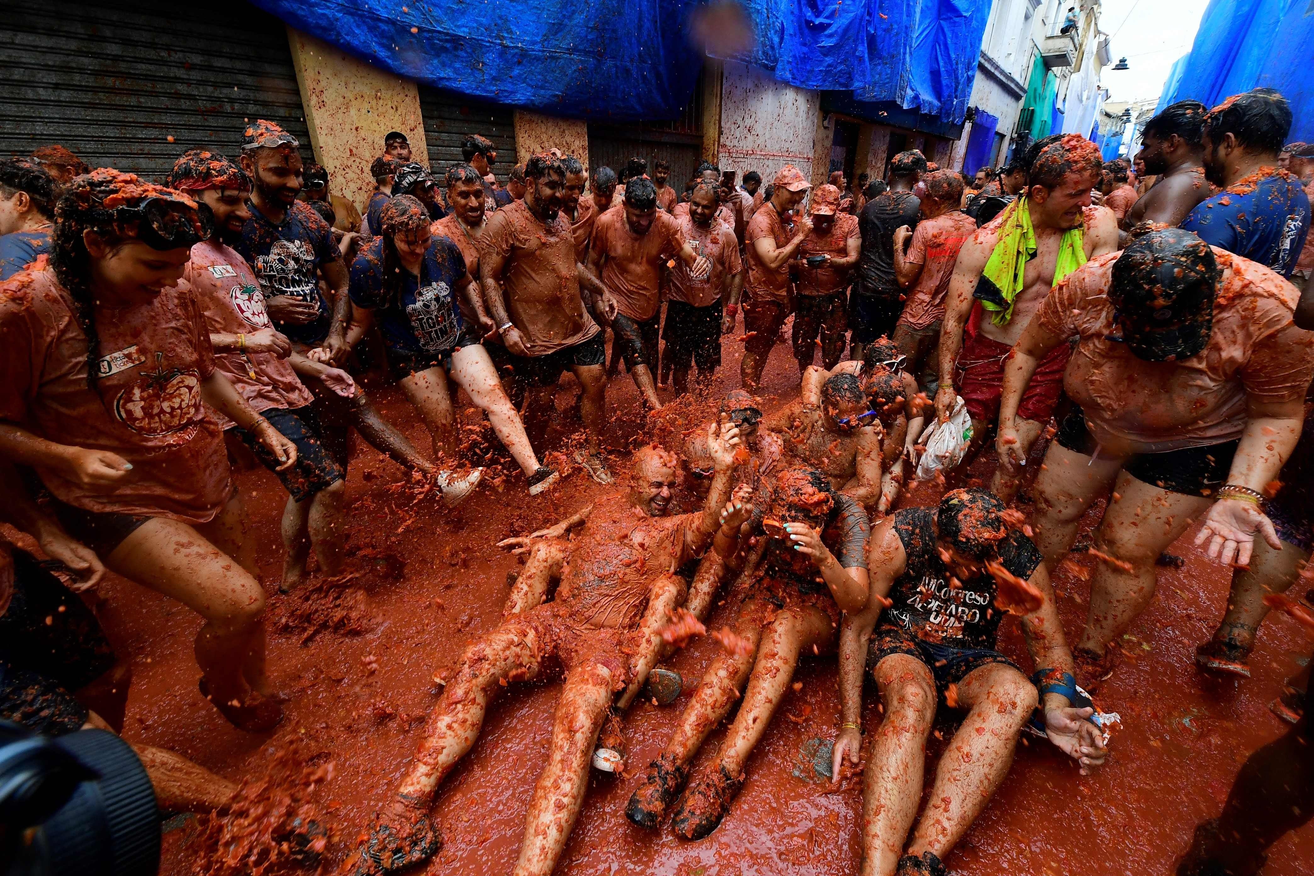 Las mejores imágenes de la Tomatina de Buñol 2024